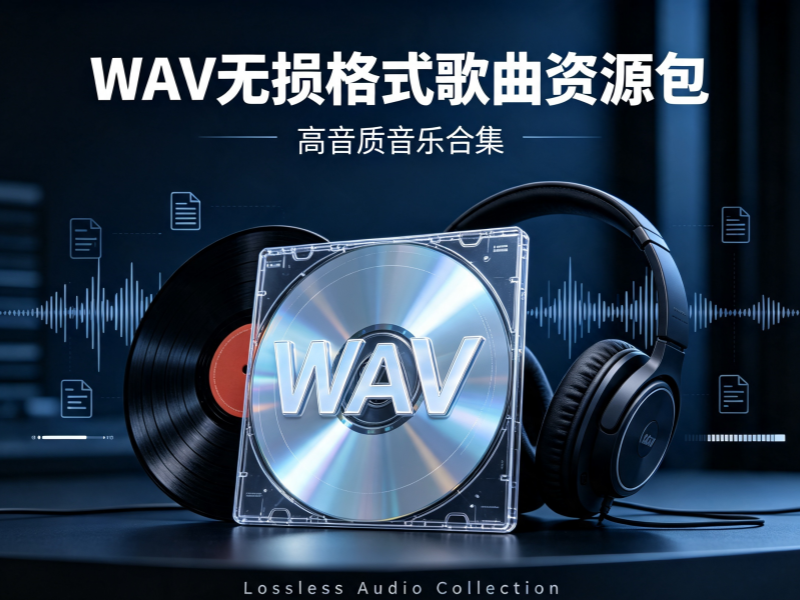 WAV无损格式歌曲资源包-专注音乐模板设计8年唐宝音乐模板