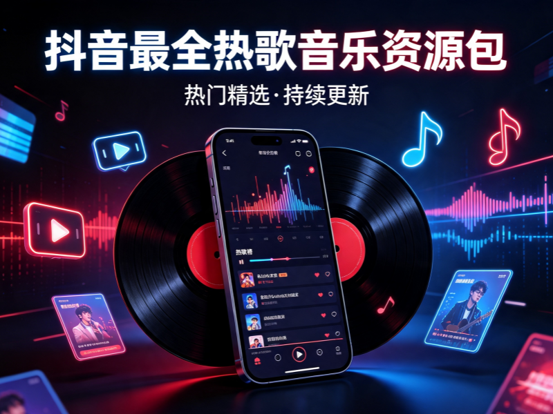 抖音最全热歌音乐资源包-专注音乐模板设计8年唐宝音乐模板