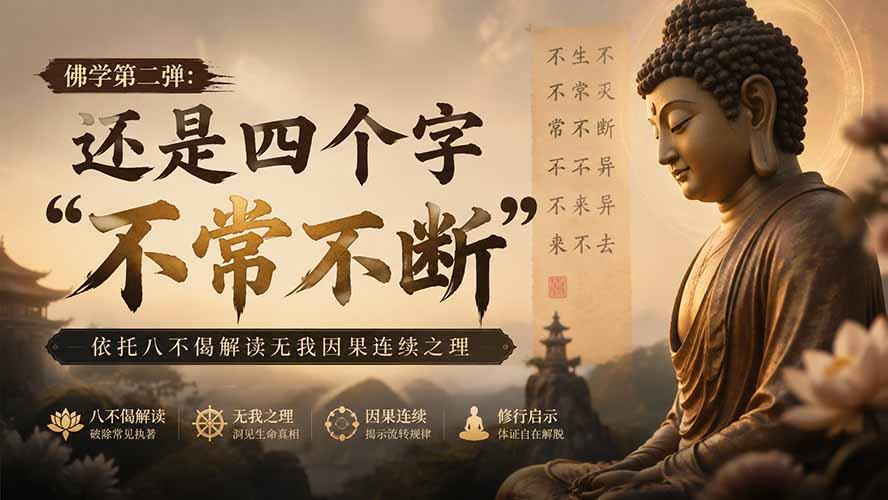 佛学第二弹：还是四个字“不常不断”-专注音乐模板设计8年唐宝音乐模板