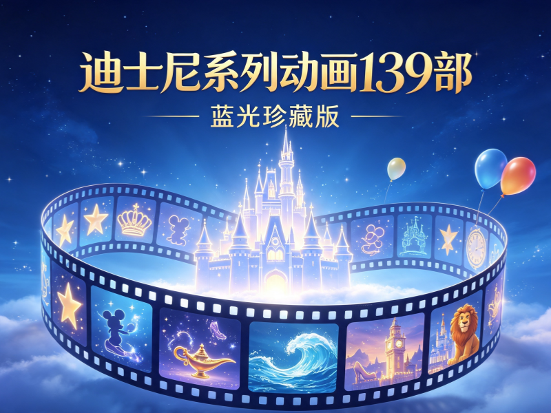 迪士尼系列动画139部 【蓝光珍藏版】-专注音乐模板设计8年唐宝音乐模板