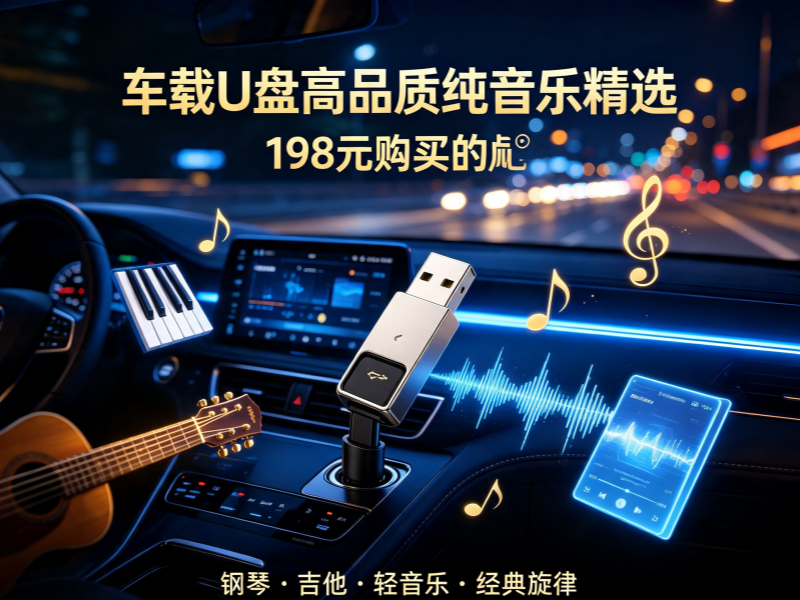 198元购买的🎵 车载U盘高品质纯音乐精选资源包-专注音乐模板设计8年唐宝音乐模板